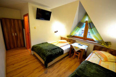 Mökkihuone vuokrattavana majoitusta Puolassa Tatravuoret Zakopanessa